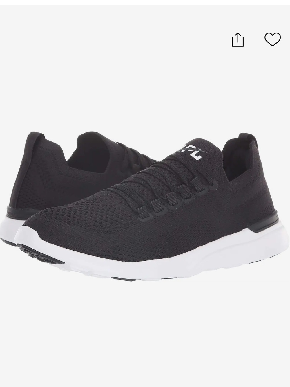 APL Black Low Top Techloom Breeze Sneakers size 10.5